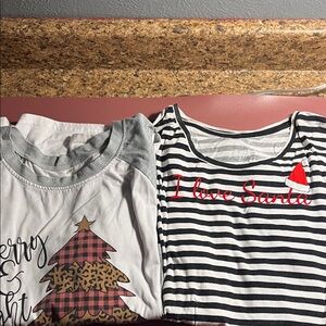 Apt. 9 Women's Long Sleeve Tops - White and Black